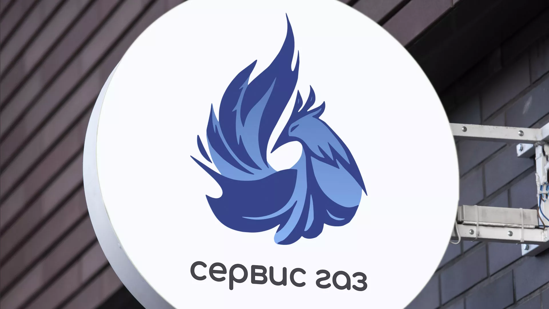 Создание логотипа «Сервис газ» в Рыбном